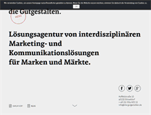Tablet Screenshot of die-gutgestalten.de